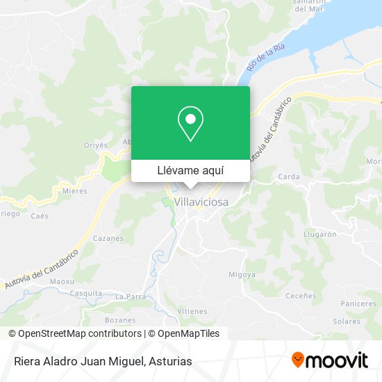 Mapa Riera Aladro Juan Miguel