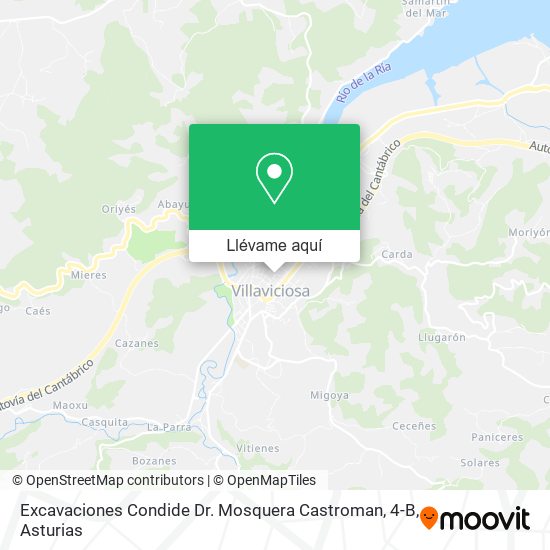 Mapa Excavaciones Condide Dr. Mosquera Castroman, 4-B