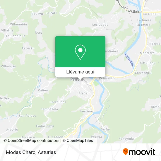 Mapa Modas Charo