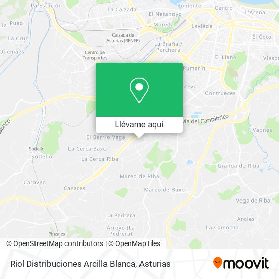 Mapa Riol Distribuciones Arcilla Blanca