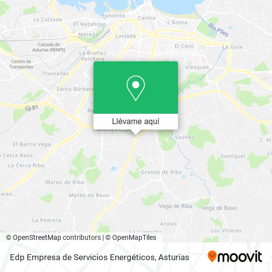 Mapa Edp Empresa de Servicios Energéticos