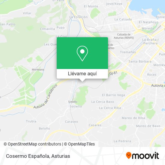 Mapa Cosermo Española