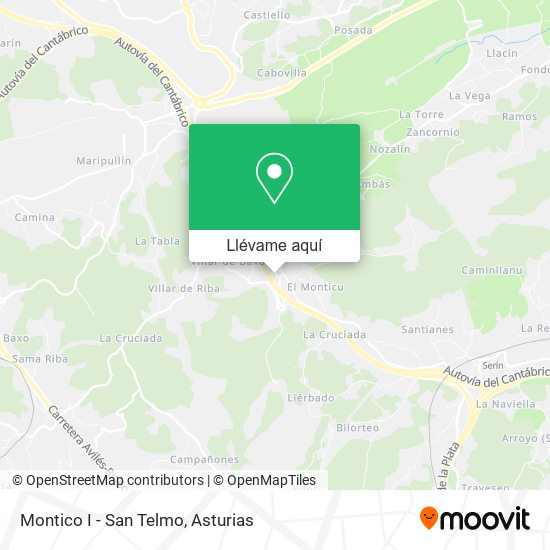 Mapa Montico I - San Telmo