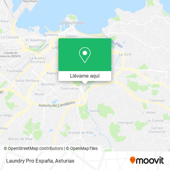 Mapa Laundry Pro España