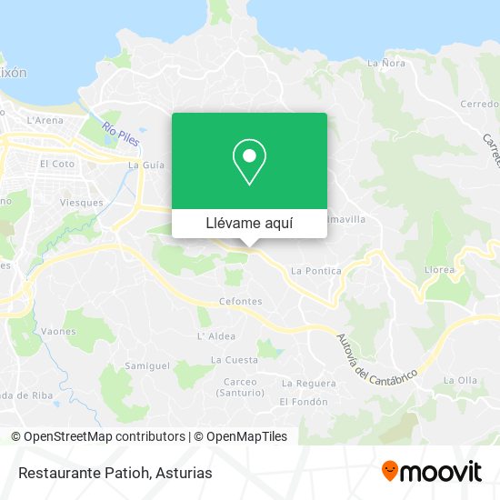 Mapa Restaurante Patioh