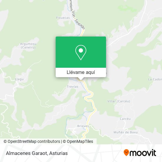 Mapa Almacenes Garaot