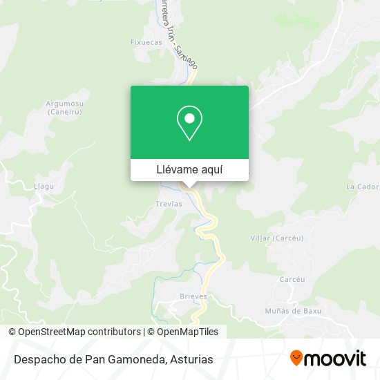 Mapa Despacho de Pan Gamoneda