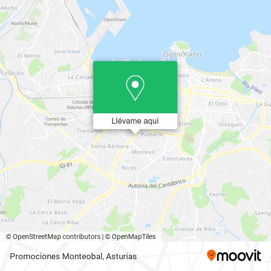 Mapa Promociones Monteobal