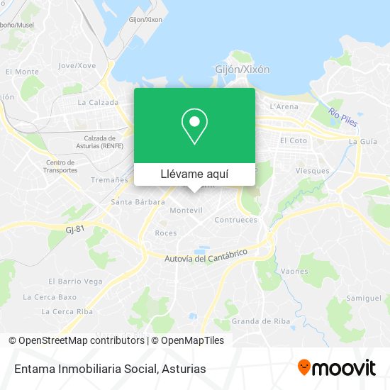 Mapa Entama Inmobiliaria Social