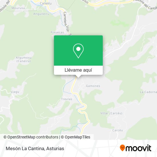 Mapa Mesón La Cantina