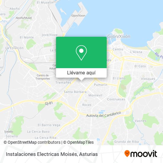 Mapa Instalaciones Electricas Moisés