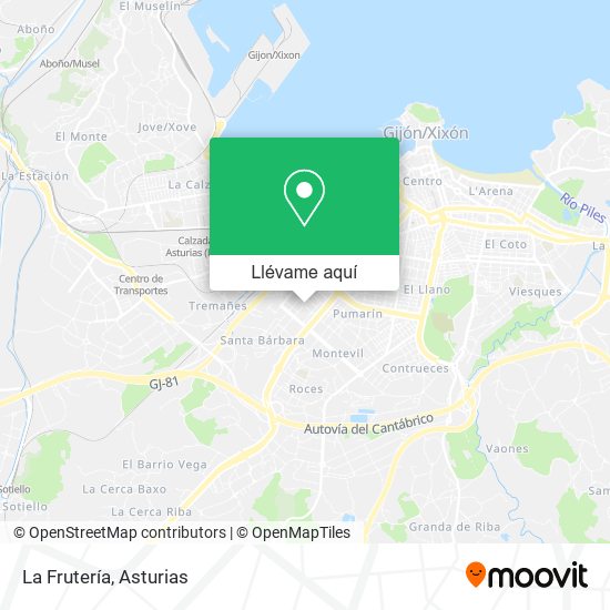 Mapa La Frutería