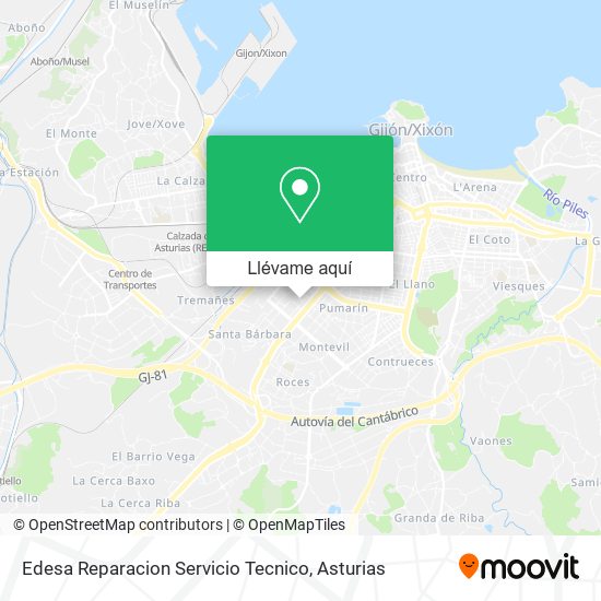 Mapa Edesa Reparacion Servicio Tecnico