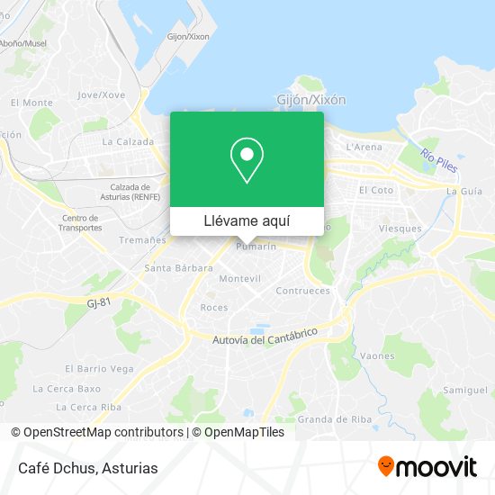 Mapa Café Dchus