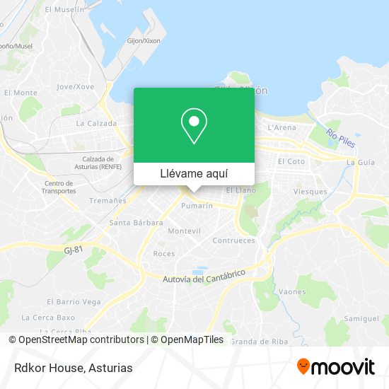 Mapa Rdkor House