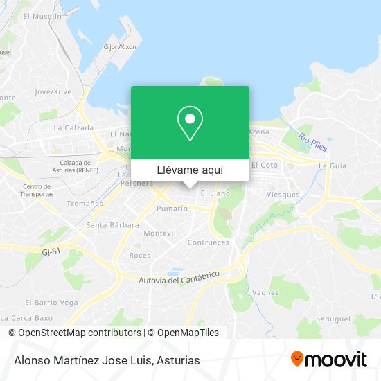 Mapa Alonso Martínez Jose Luis