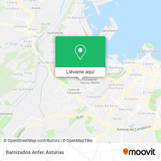 Mapa Barnizados Anfer