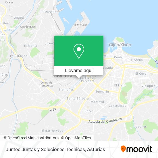 Mapa Juntec Juntas y Soluciones Técnicas