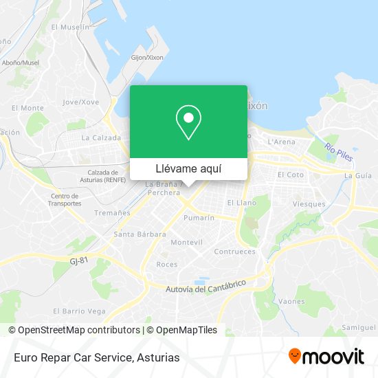 Mapa Euro Repar Car Service