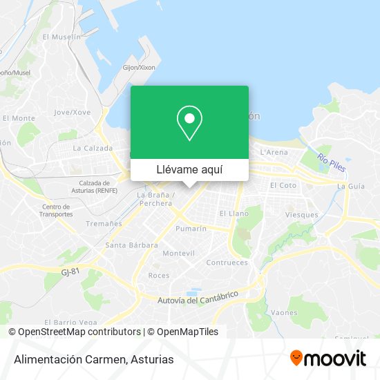 Mapa Alimentación Carmen