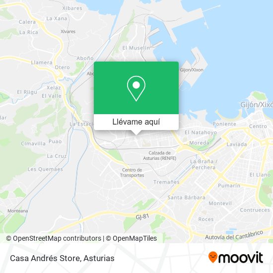 Mapa Casa Andrés Store