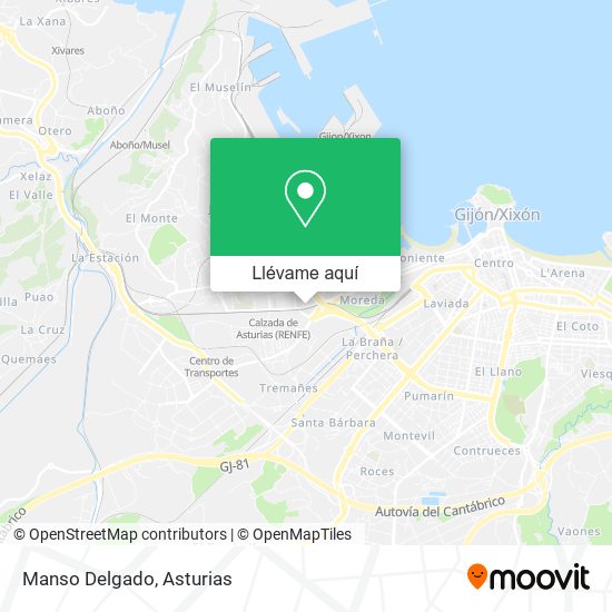Mapa Manso Delgado