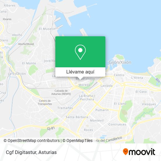 Mapa Cgf Digitastur
