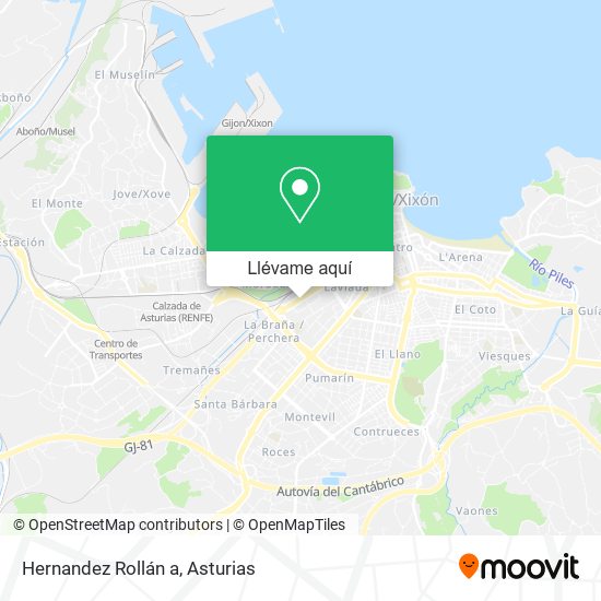 Mapa Hernandez Rollán a