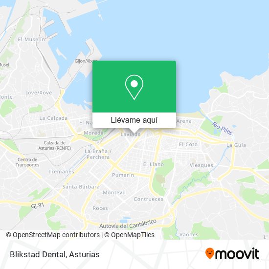 Mapa Blikstad Dental