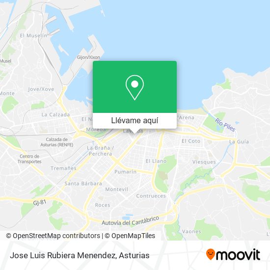 Mapa Jose Luis Rubiera Menendez