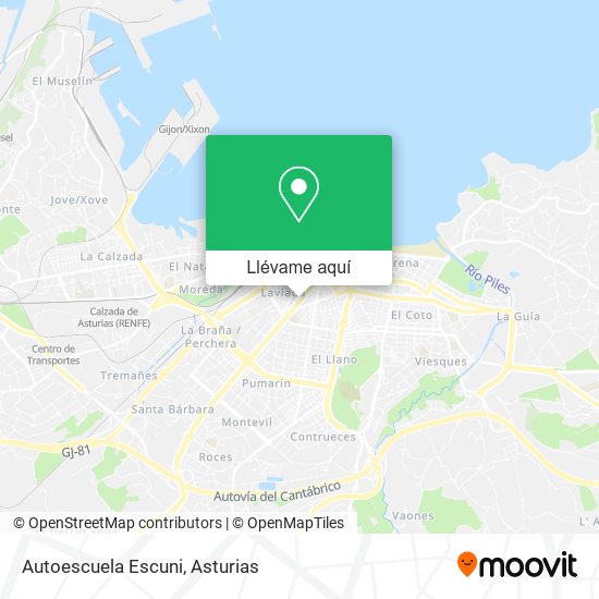 Mapa Autoescuela Escuni
