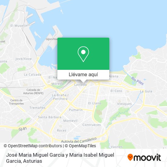 Mapa José Maria Miguel Garcia y Maria Isabel Miguel Garcia