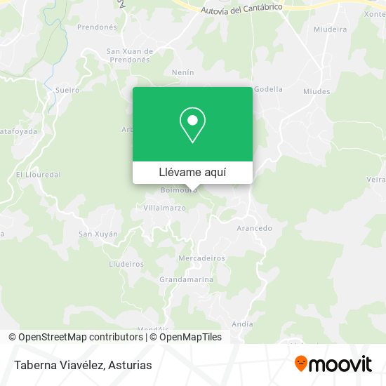 Mapa Taberna Viavélez