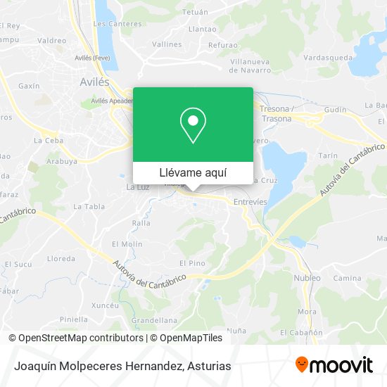 Mapa Joaquín Molpeceres Hernandez