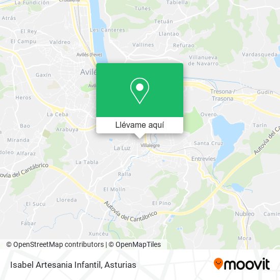 Mapa Isabel Artesania Infantil