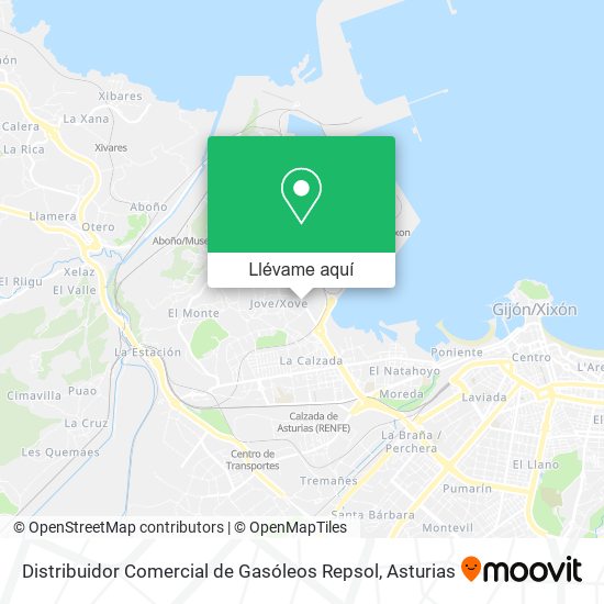 Mapa Distribuidor Comercial de Gasóleos Repsol