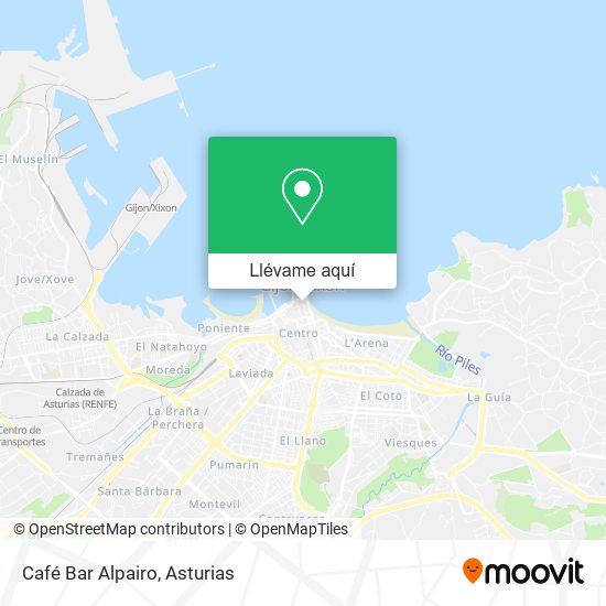 Mapa Café Bar Alpairo