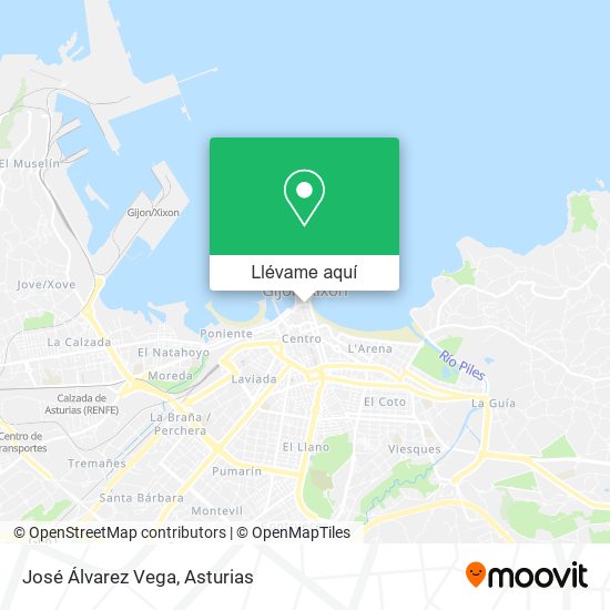 Mapa José Álvarez Vega