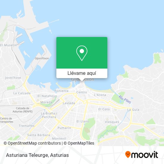 Mapa Asturiana Teleurge