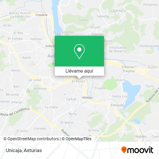 Mapa Unicaja