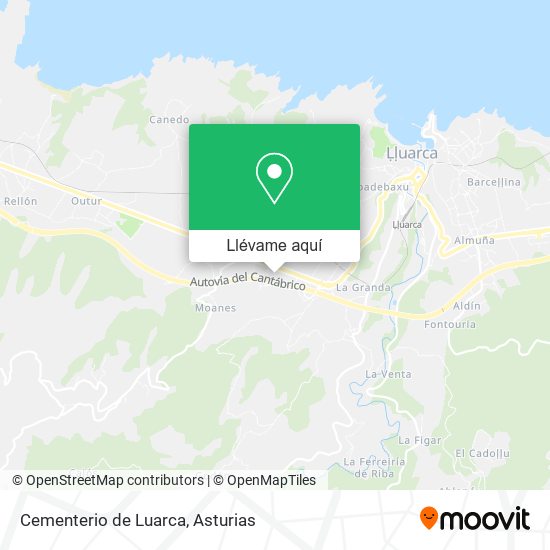 Mapa Cementerio de Luarca