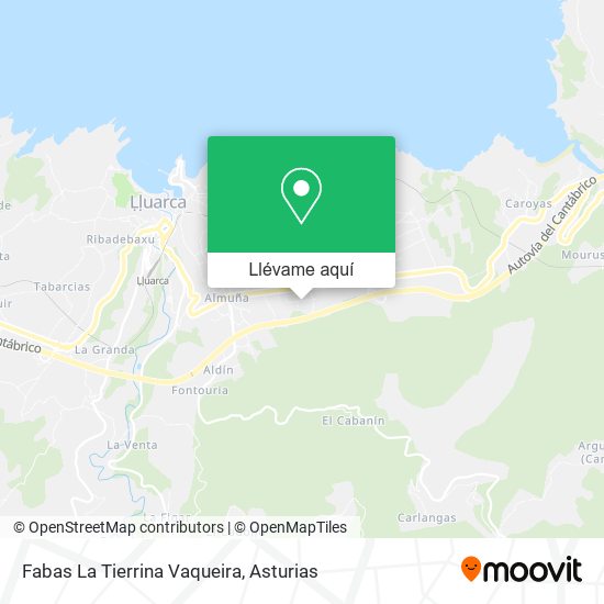 Mapa Fabas La Tierrina Vaqueira