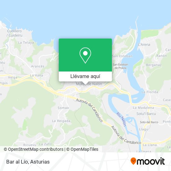 Mapa Bar al Lío