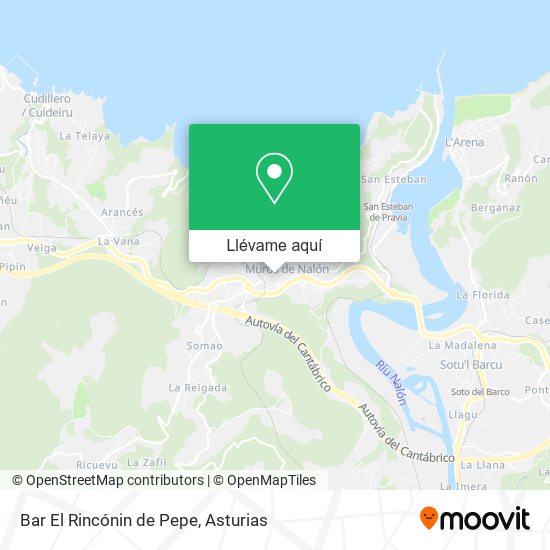 Mapa Bar El Rincónin de Pepe