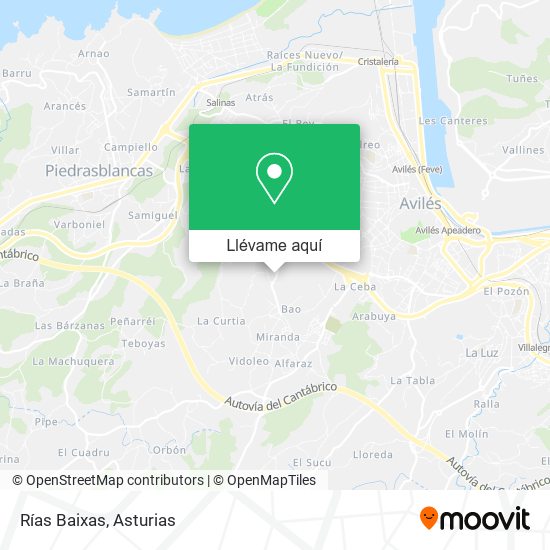 Mapa Rías Baixas