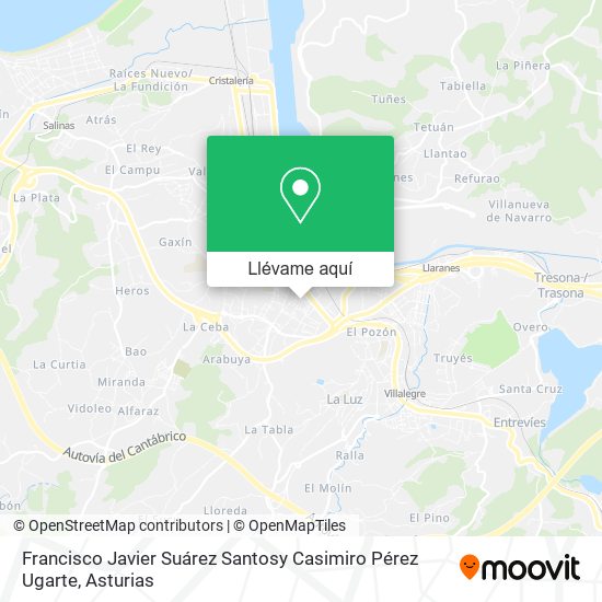 Mapa Francisco Javier Suárez Santosy Casimiro Pérez Ugarte