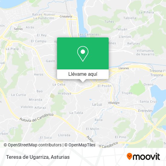 Mapa Teresa de Ugarriza