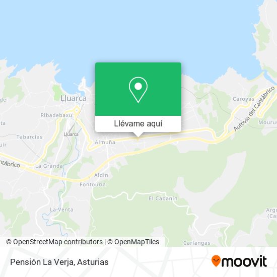 Mapa Pensión La Verja