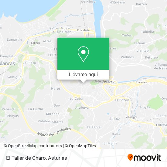 Mapa El Taller de Charo