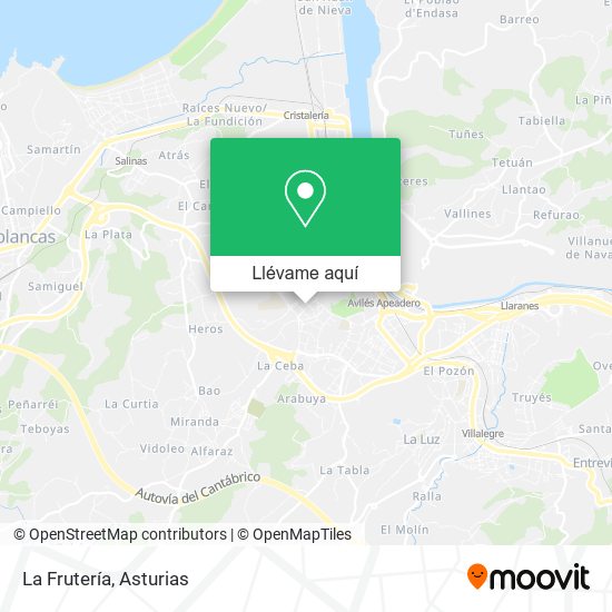 Mapa La Frutería